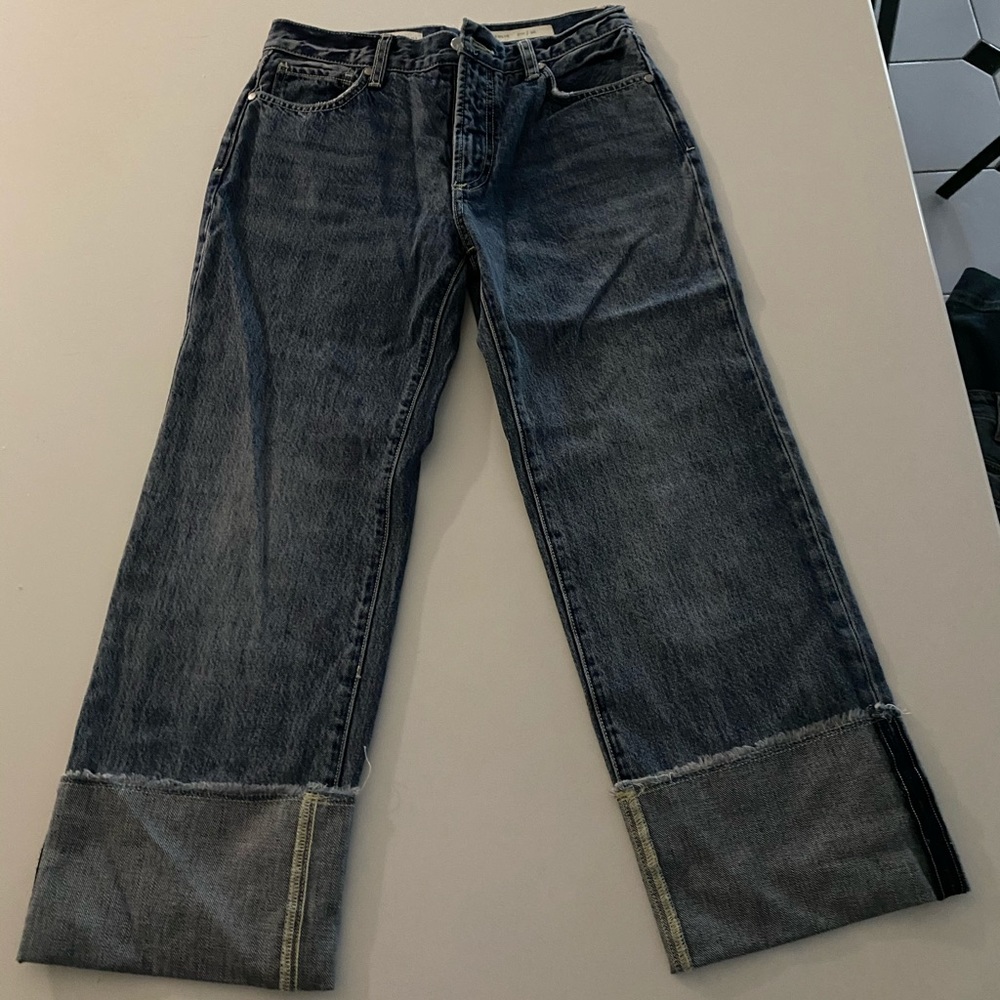 Anthropologie Boyfriend Crop Jeans